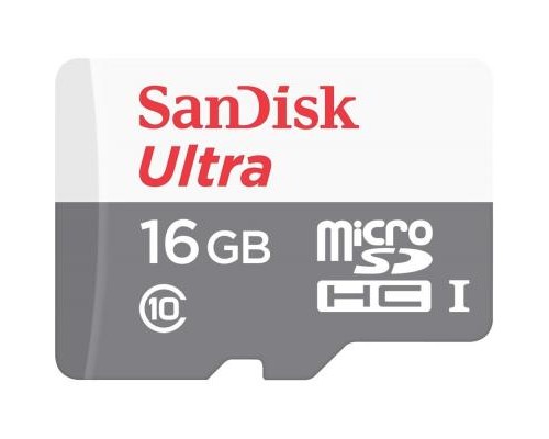 Карта пам'яті SanDisk 16GB microSD Class 10 UHS-I Ultra (SDSQUNS-016G-GN3MA)