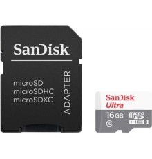 Карта пам'яті SanDisk 16GB microSD Class 10 UHS-I Ultra (SDSQUNS-016G-GN3MA)