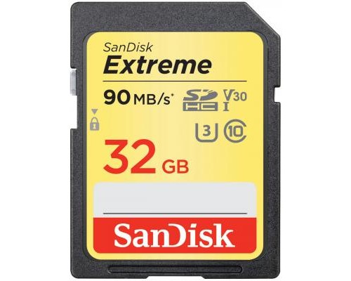 Карта пам'яті SanDisk 32GB SDHC class 10 V30 UHS-I U3 Extreme 2-pack (SDSDXVE-032G-GNCI2)