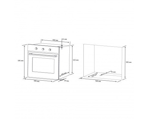 Духова шафа Eleyus SELENA 6006 BG+RB