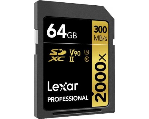 Карта пам'яті Lexar 64GB SDXC class 10 UHS-II 2000x Professional (LSD2000064G-BNNNG)