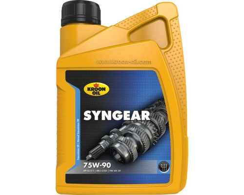 Трансмісійна олива Kroon-Oil SYNGEAR 75W-90 1л (KL 02205)