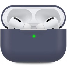 Чохол для навушників MakeFuture Apple AirPods Pro Silicone Blue (MCL-AAPBL)