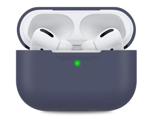 Чохол для навушників MakeFuture Apple AirPods Pro Silicone Blue (MCL-AAPBL) Чохол для навушників MakeFuture Apple AirPods Pro Silicone Blue (MCL-AAPBL)