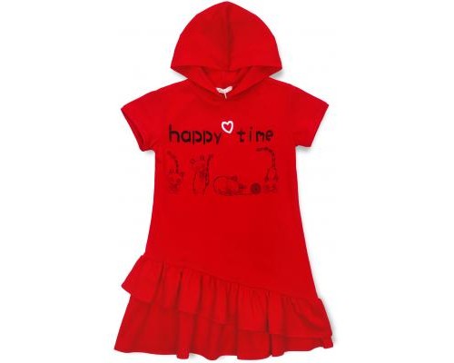 Плаття дитяче Bushra з капюшоном (211007-122G-red)