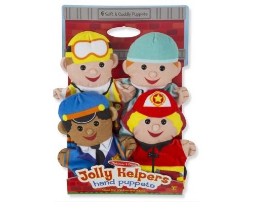 Ігровий набір Melissa&Doug Ляльковий театр Веселі помічники, 4 штуки (MD9086)