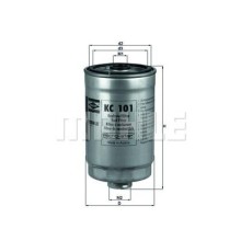 Фільтр паливний Mahle KC101