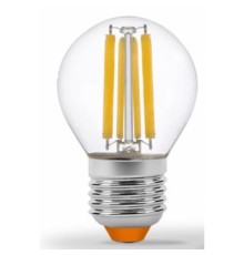 Лампочка Videx Filament G45F 6W E27 4100K 220V (VL-G45F-06274)