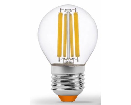 Лампочка Videx Filament G45F 6W E27 4100K 220V (VL-G45F-06274)