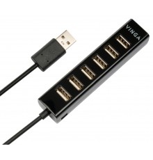 Концентратор Vinga USB2.0 to 7*USB2.0 HUB (VHA2A7)
