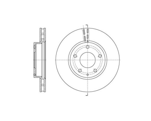 Гальмівний диск HI-Q SD4421
