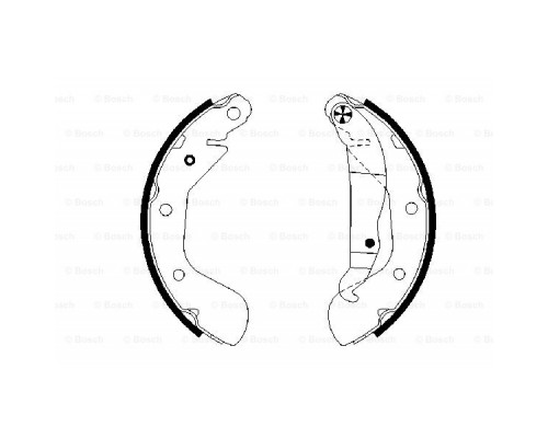 Гальмівні колодки Bosch 0 986 487 614