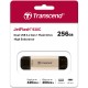 USB флеш накопичувач Transcend 256GB JetFlash 930 Gold-Black USB 3.2/Type-C (TS256GJF930C) 