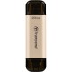 USB флеш накопичувач Transcend 256GB JetFlash 930 Gold-Black USB 3.2/Type-C (TS256GJF930C) 
