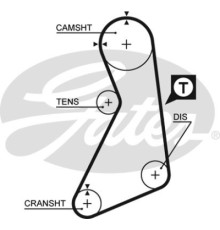 Ремінь ГРМ Gates 5399XS