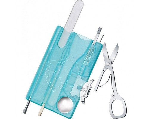 Ніж Victorinox SwissCard NailCare Transparent Blue (0.7240.T21)