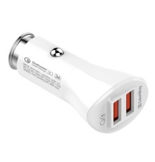 Зарядний пристрій ColorWay 2USB Quick Charge 3.0 (36W (CW-CHA011Q-WT)