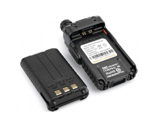 Акумуляторна батарея Baofeng для UV-5R Std 1800mAh (BL-5_Black / Гр6374) 