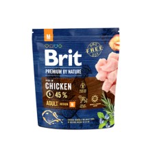 Сухий корм для собак Brit Premium Dog Adult M 1 кг (8595602526345)