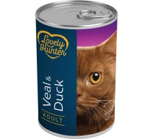 Консерви для котів Lovely Hunter Adult Veal&Duck 400 г (LHU45350)