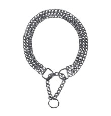 Нашийник для тварин Trixie трьохрядний хромований 60 см/2.5 мм (4011905022680)