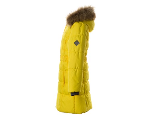 Пальто дитяче Huppa YACARANDA 12030030 жовтий 158 (4741632039346)