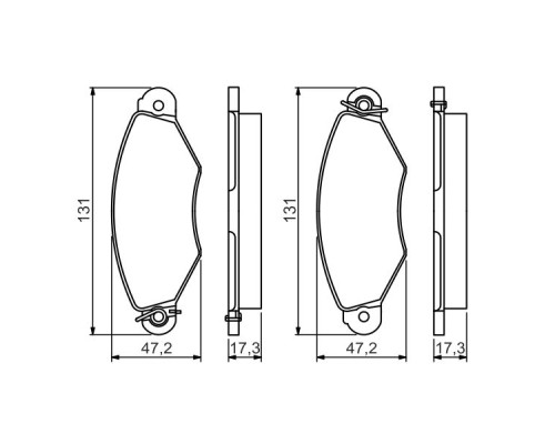 Гальмівні колодки Bosch 0 986 495 235