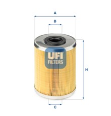 Фільтр паливний UFI 26.687.00