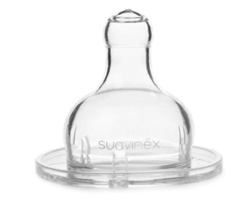Соска Suavinex Силіконова 0+міс, повільн.потік, 1 шт (300840)