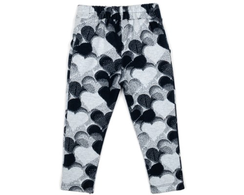Штани дитячі Breeze з сердечками (14718-92G-gray)