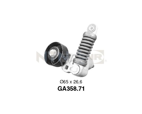 Натягувач ременя з роликом SNR GA358.71