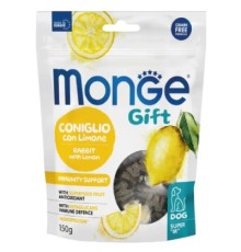 Ласощі для собак Monge Gift Dog Immunity support кролик з лимоном 150 г (8009470085700)