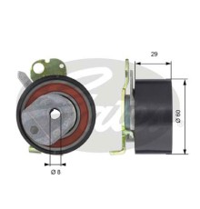 Ролик натягувача ременя Gates T43050