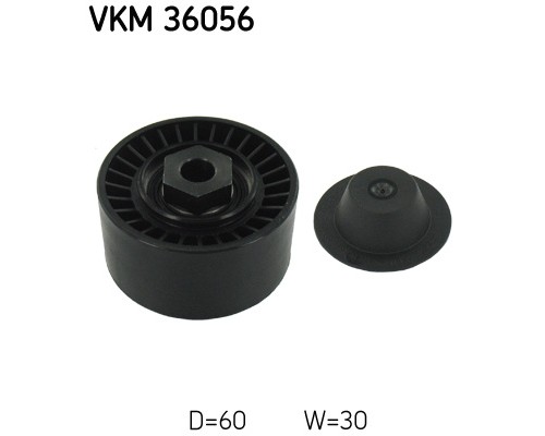 Ролик натягувача ременя SKF VKM 36056