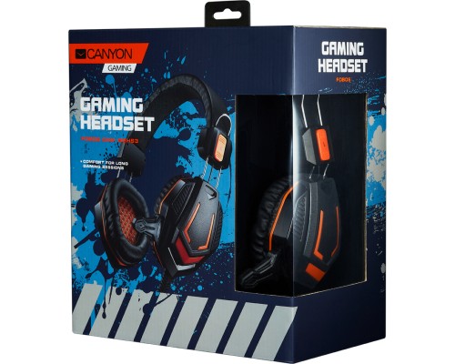 Навушники Canyon Fobos GH-3A Black-Orange (CND-SGHS3A)