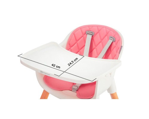 Стілець для годування Kinderkraft Sienna Pink (5902533915132)