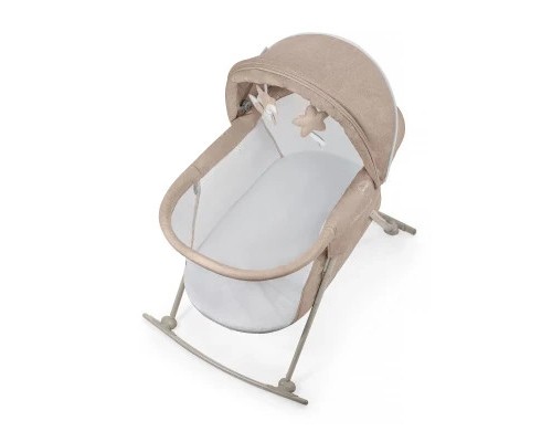 Ліжечко Kinderkraft гойдалка Lovi Beige 3 в 1 (5902533913527)