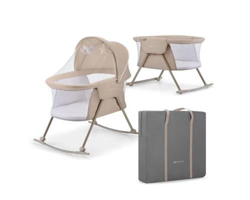 Ліжечко Kinderkraft гойдалка Lovi Beige 3 в 1 (5902533913527)