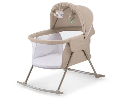 Ліжечко Kinderkraft гойдалка Lovi Beige 3 в 1 (5902533913527)