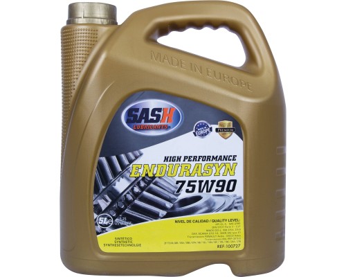 Трансмісійна олива SASH ENDURASYN SAE 75W90 GL4/5 5л (100727)