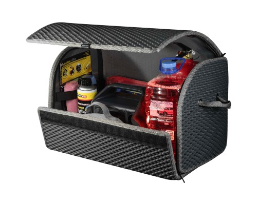 Сумка-органайзер EVAtech M-PRO 32x50x30 см. Ромб сірий з сірим кантом (BS13642OM3RGG)