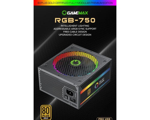 Блок живлення Gamemax 750W (RGB-750 PRO)