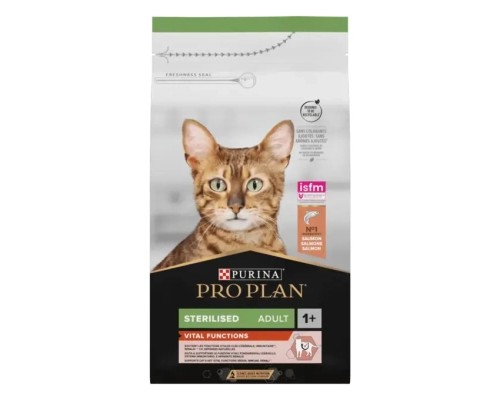 Сухий корм для кішок Purina Pro Plan Sterilised Adult 1+ з лососем 1.5 кг (7613036517362) Сухий корм для кішок Purina Pro Plan Sterilised Adult 1+ з лососем 1.5 кг (7613036517362)