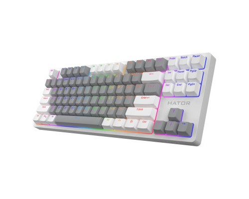 Клавіатура Hator Rockfall 2 Mecha Signature Edition USB White/Grey/White (HTK-521-WGW)