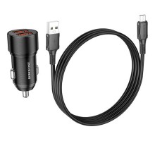 Зарядний пристрій BOROFONE BZ19B charger set (Micro) 2 x USB Black (6941991101502)