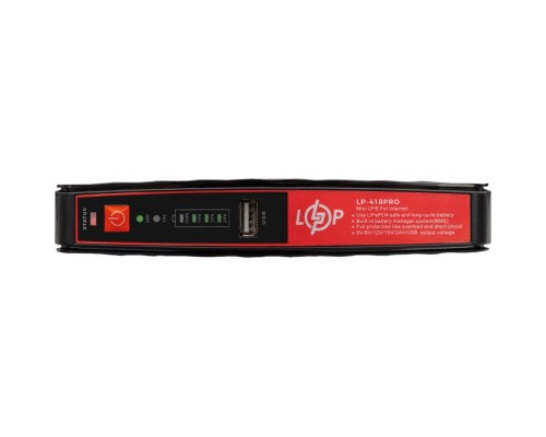 Пристрій безперебійного живлення LogicPower LP-418PRO, 18W (22895) Пристрій безперебійного живлення LogicPower LP-418PRO, 18W (22895)