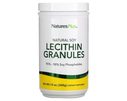Амінокислота Natures Plus Соєвий Лецитин у Гранулах, Natural Soy Lecithin Granules, 340 гр (NAP-04210) Амінокислота Natures Plus Соєвий Лецитин у Гранулах, Natural Soy Lecithin Granules, 340 гр (NAP-04210)