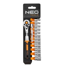 Набір головок Neo Tools 14шт, 1/4