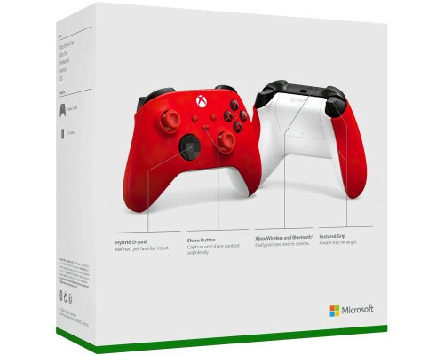 Геймпад Microsoft Wireless Red (QAU-00012)