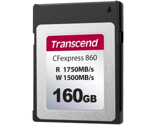 Карта пам'яті Transcend 160GB CFExpress Gen3x2 (TS160GCFE860) Карта пам'яті Transcend 160GB CFExpress Gen3x2 (TS160GCFE860)